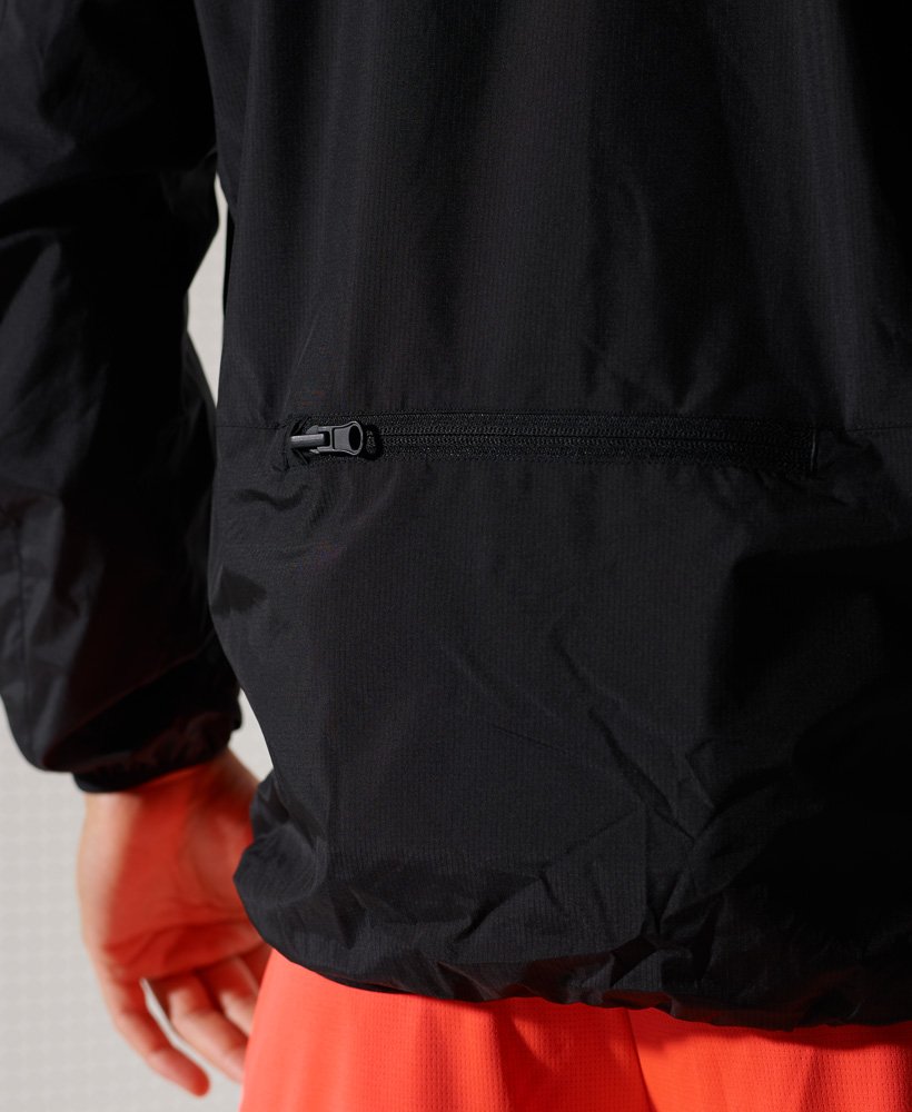Men's - Training Packable Jacket in Black | Superdry UK