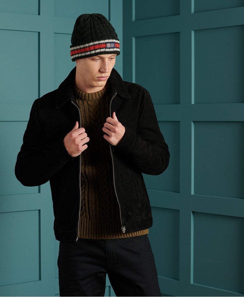 Superdry Veste en daim Indie Coach Vestes pour Homme Superdry Veste en cuir Indie Coach Vestes pour Homme