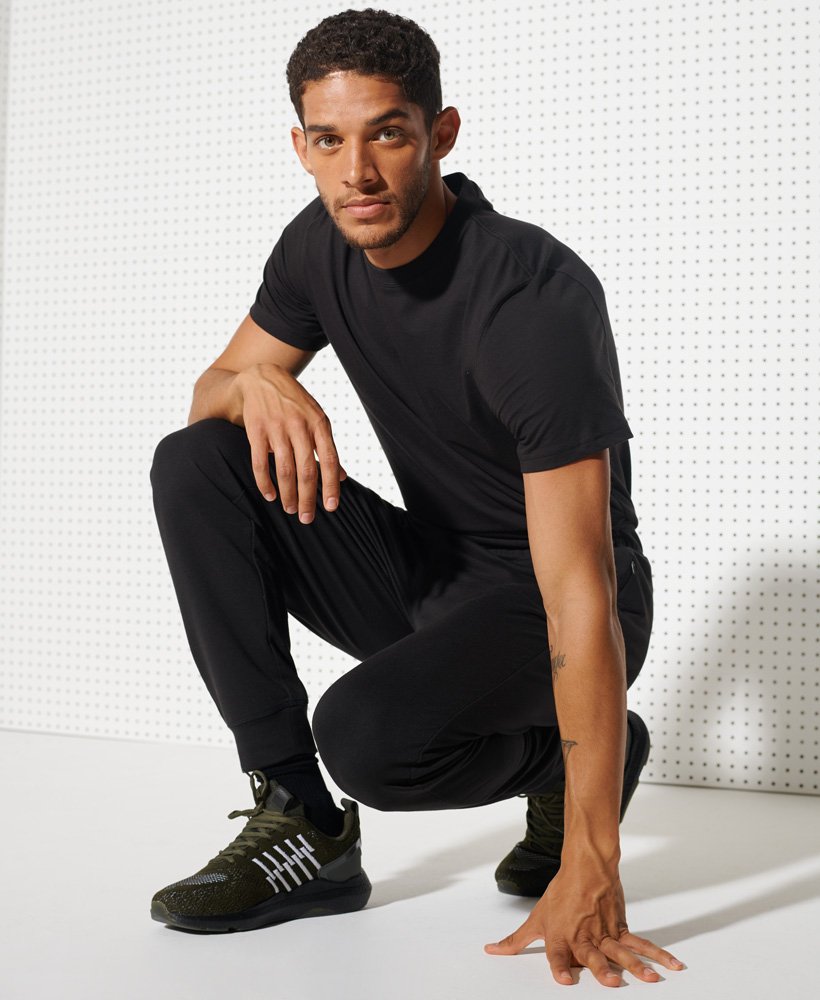 Mens - Flex Joggers in Black | Superdry