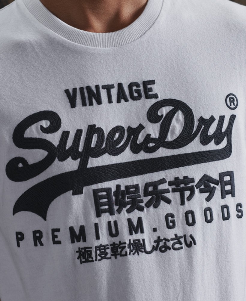 Details about  / Superdry Men/'s Vintage Logo Off Piste T-Shirt White