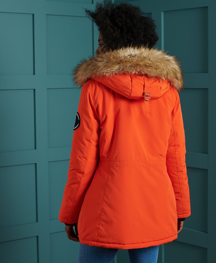 superdry orange coat