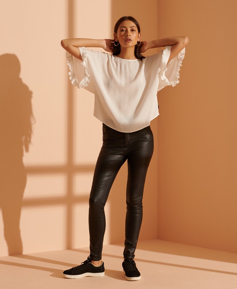 Womens - Lola Wide Sleeve Top in White