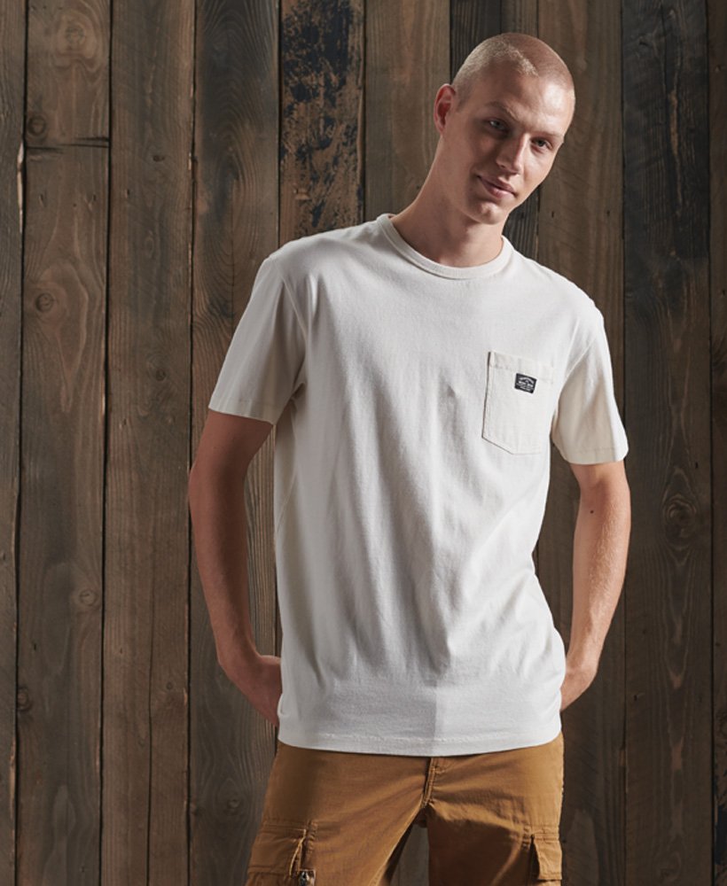 Mens - NYC Box Fit T-Shirt in Cream 