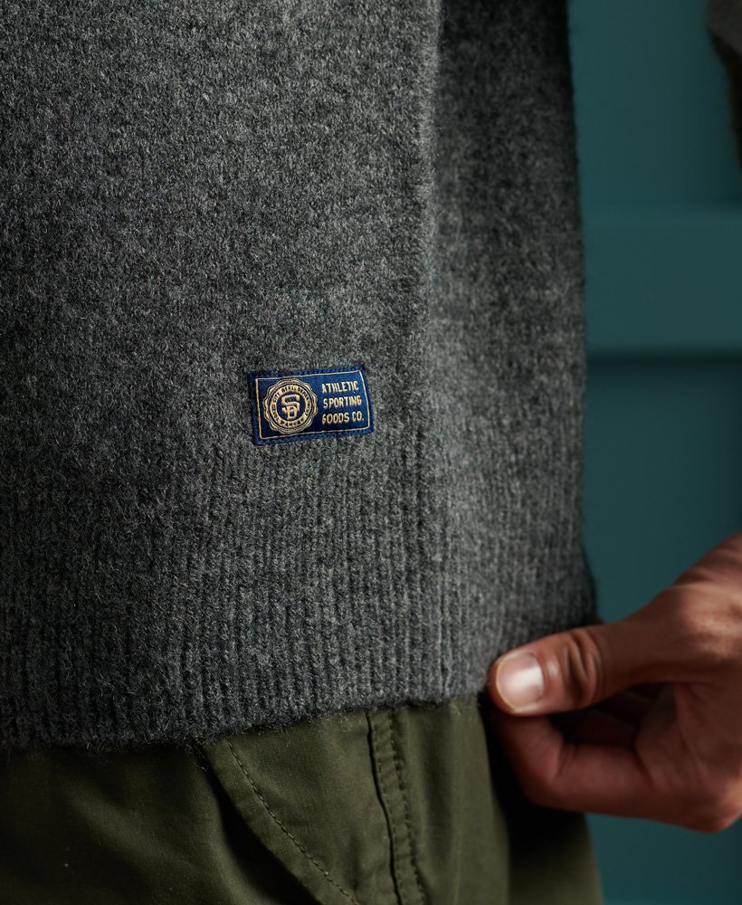 Superdry Pull jacquard à zigzags