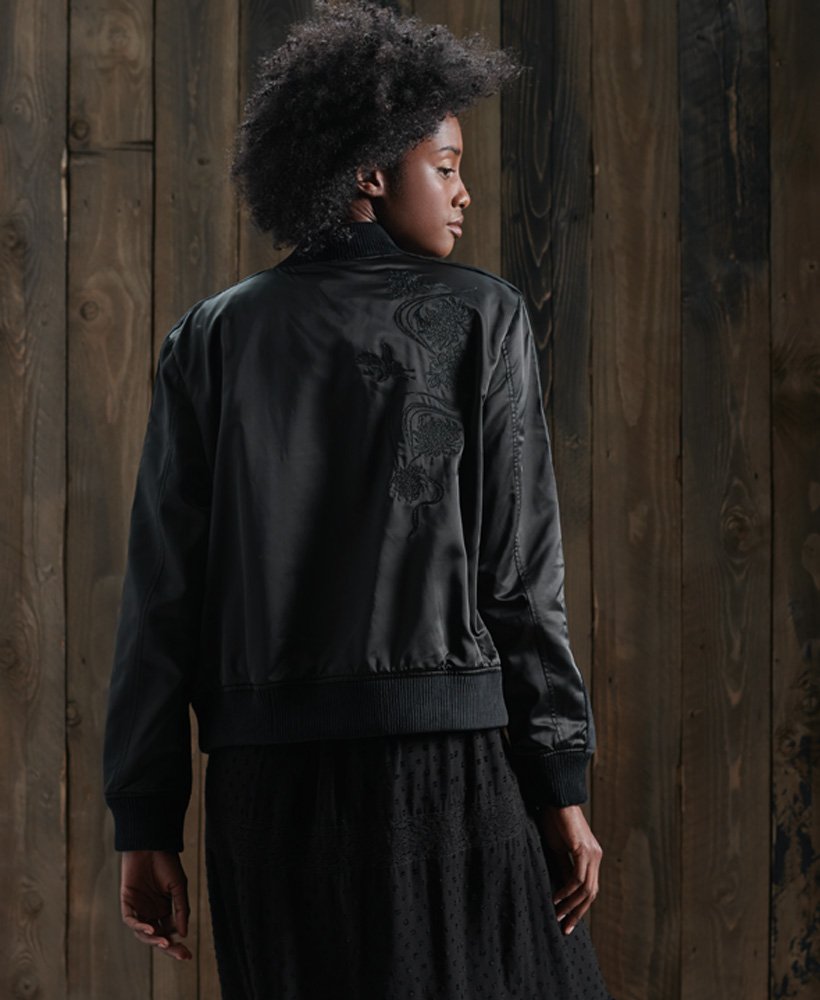 superdry blackout souvenir bomber