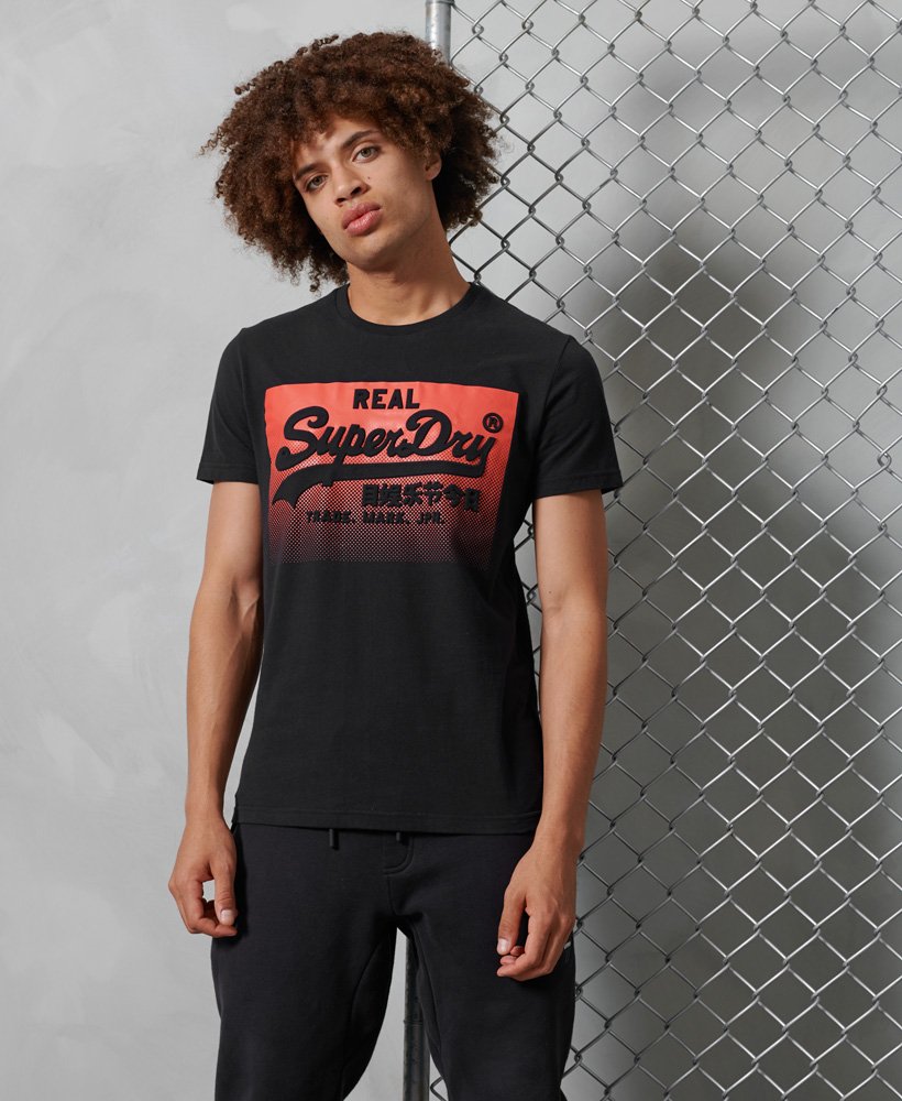 Superdry Vintage Logo Halftone Embossed TShirt Men's T Shirts