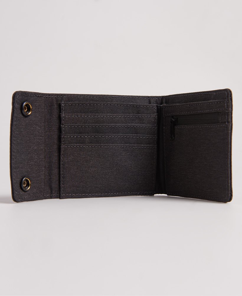 Men’s - Detroit Popper Wallet in Black | Superdry