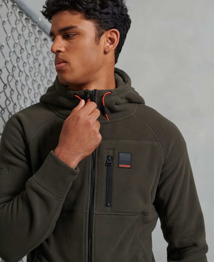 mens superdry fleece jacket