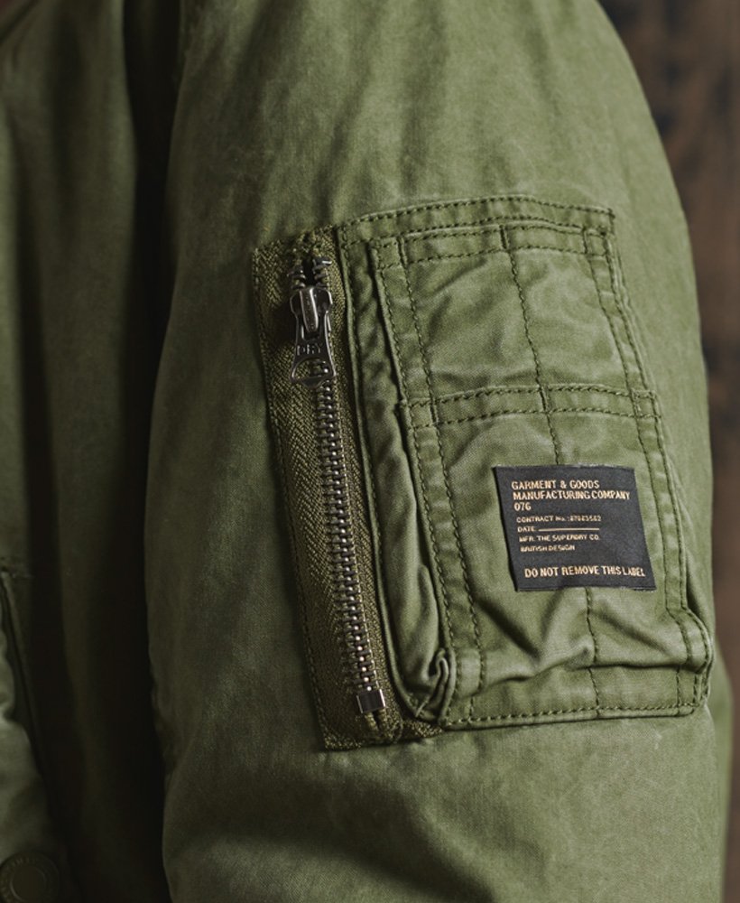 Men's - Field Tank Jacket in Army Green | Superdry IE