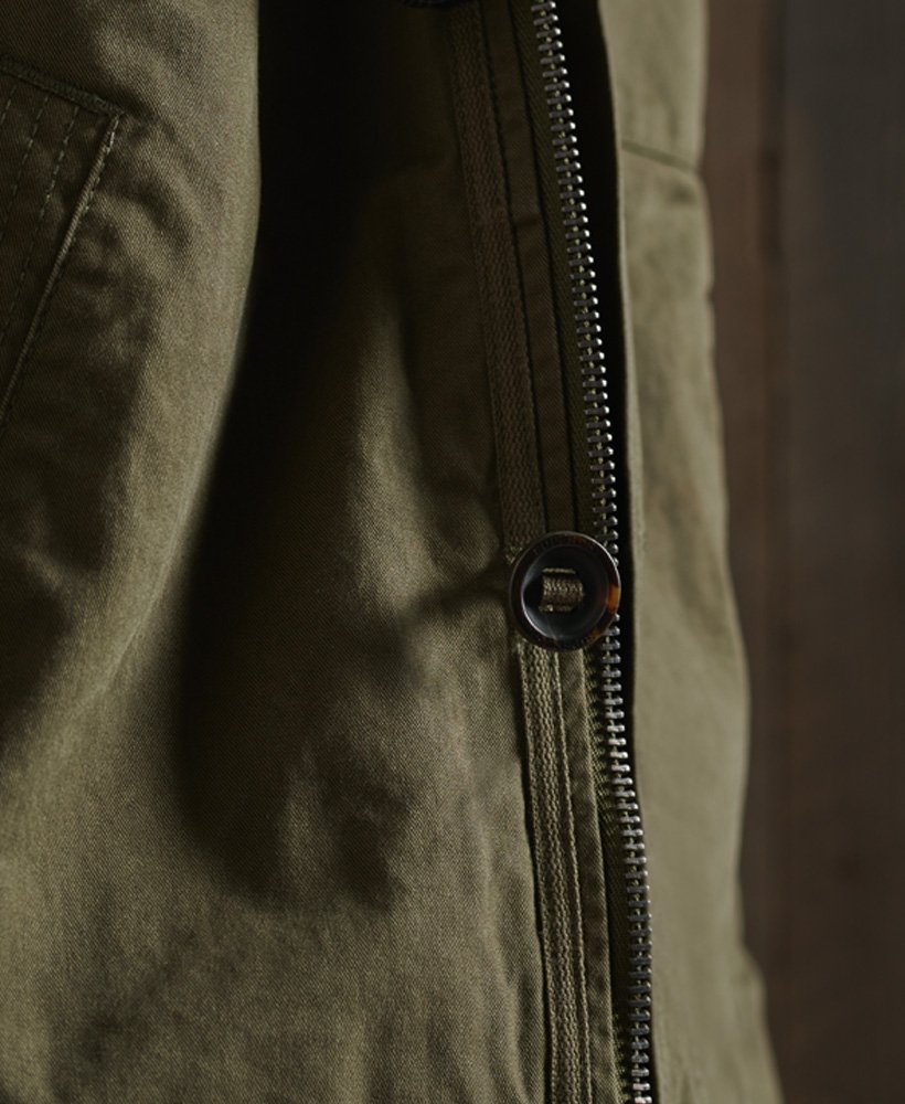 Men's - Field Deck Jacket in Authentic Khaki | Superdry UK