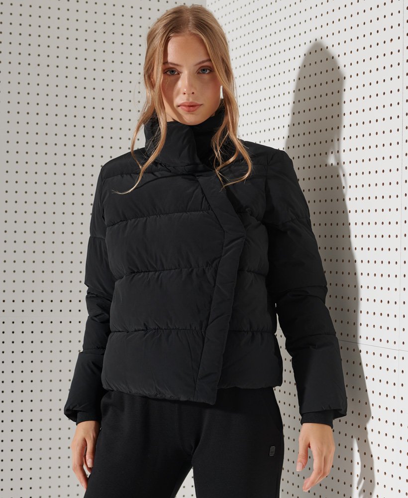 Womens - Flex Puffer Jacket in Black | Superdry UK