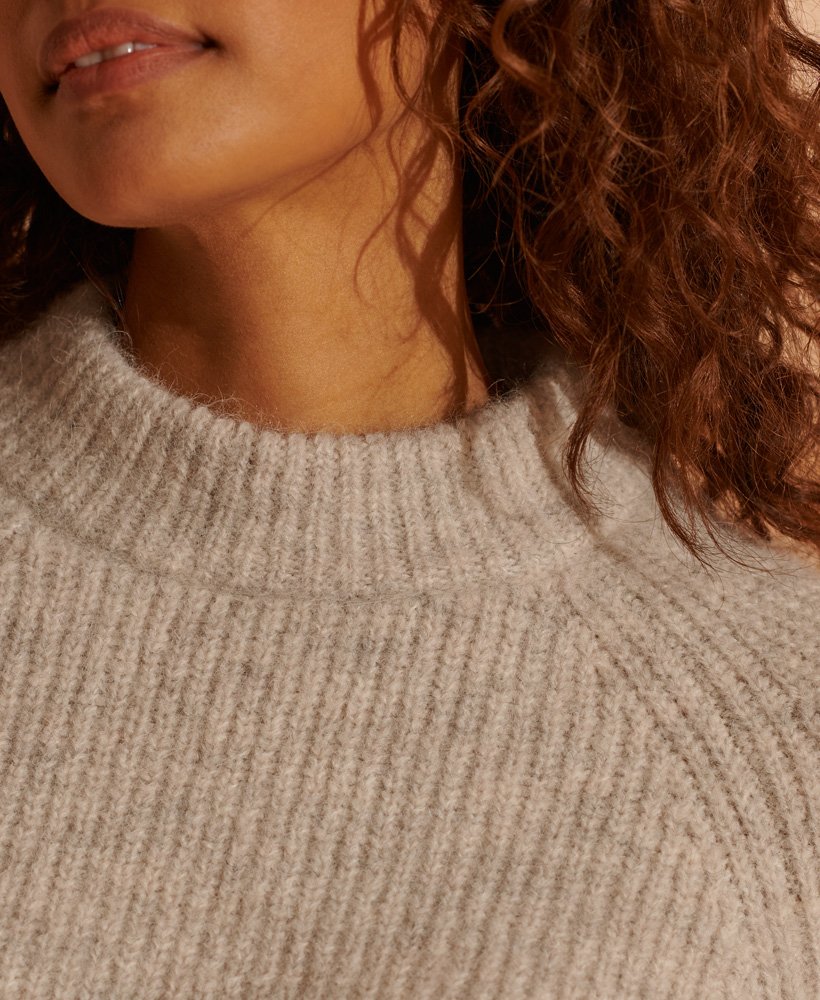 Superdry Alpaca Blend Crew Knit Jumper 