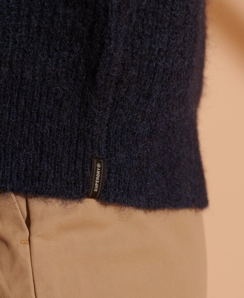 Womens - Alpaca Blend Crew Knit Jumper 