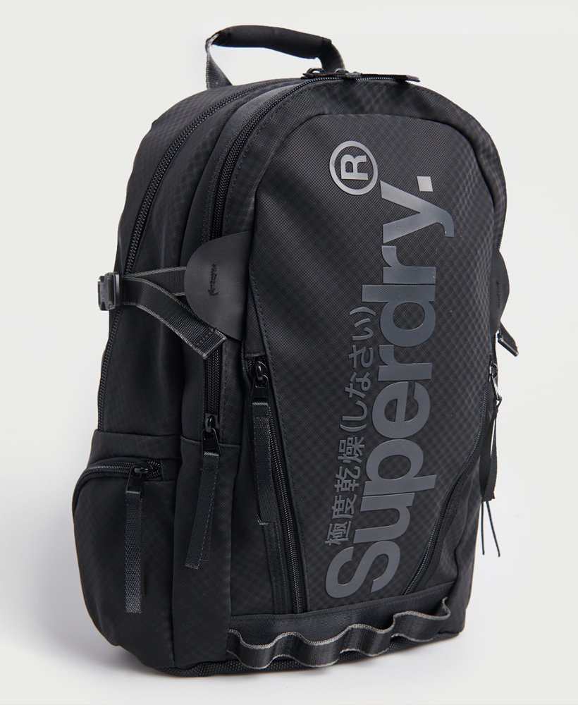 Mens - Combray Tarp Backpack in Black | Superdry