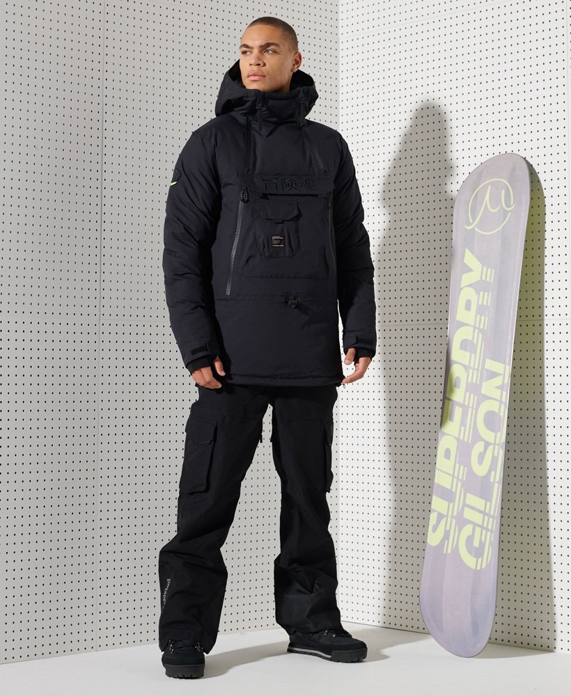 Mens - Freestyle Overhead Jacket in Black | Superdry