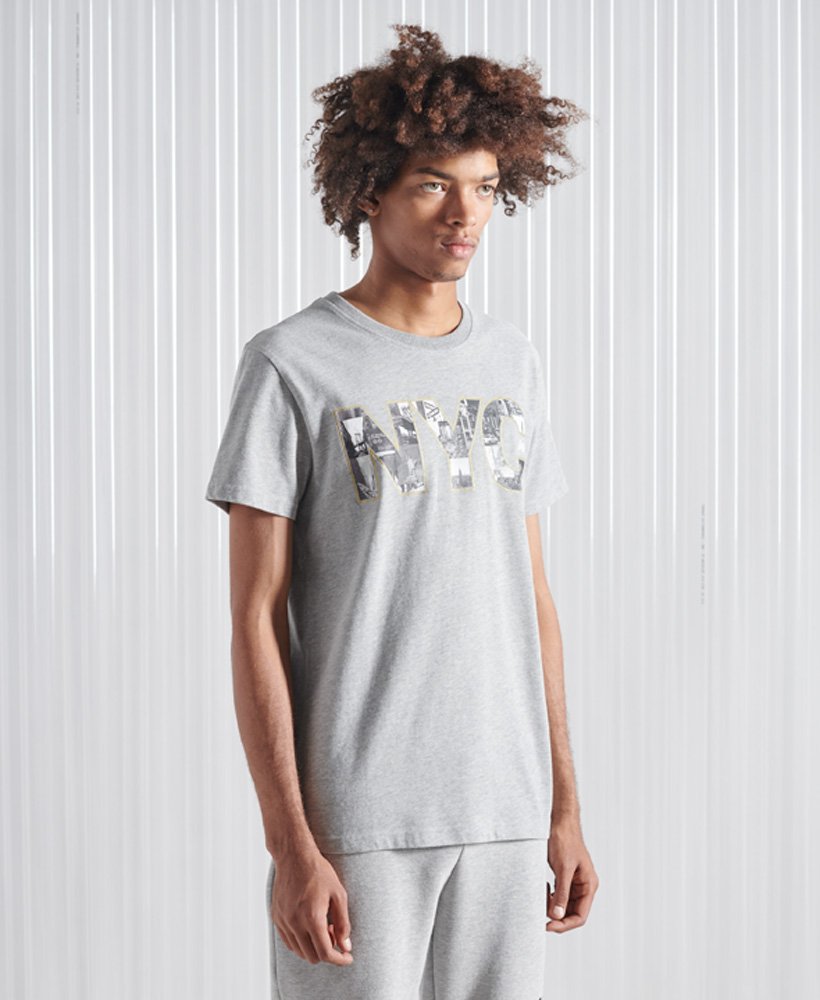 Superdry Vintage Logo T-Shirt mit NYC-Fotoprint