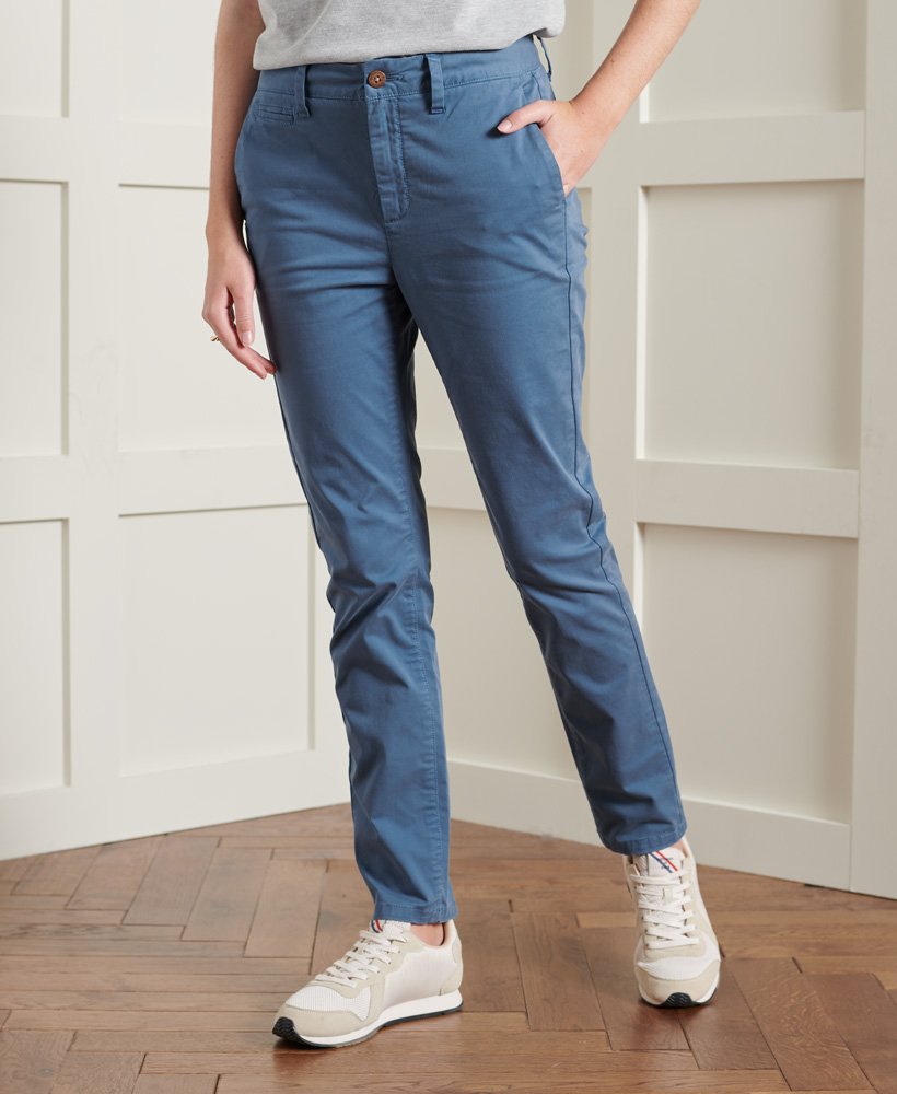 ladies slim chinos