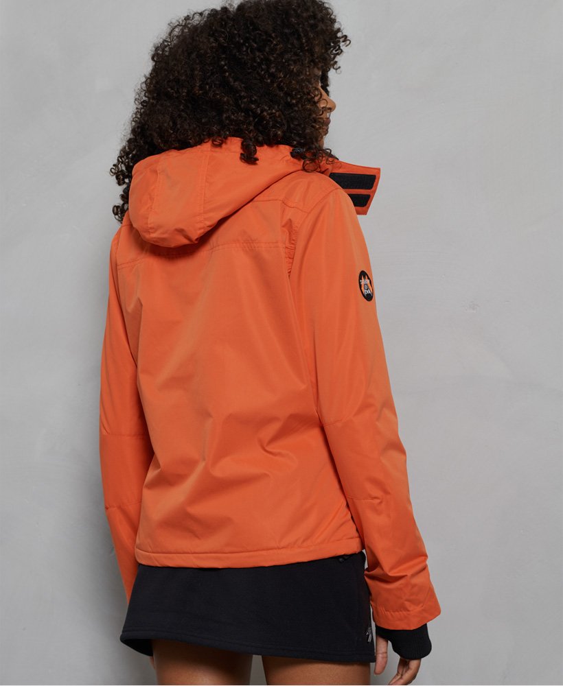 Womens - Microfibre Arctic SD-Windcheater Jacket in Orange | Superdry