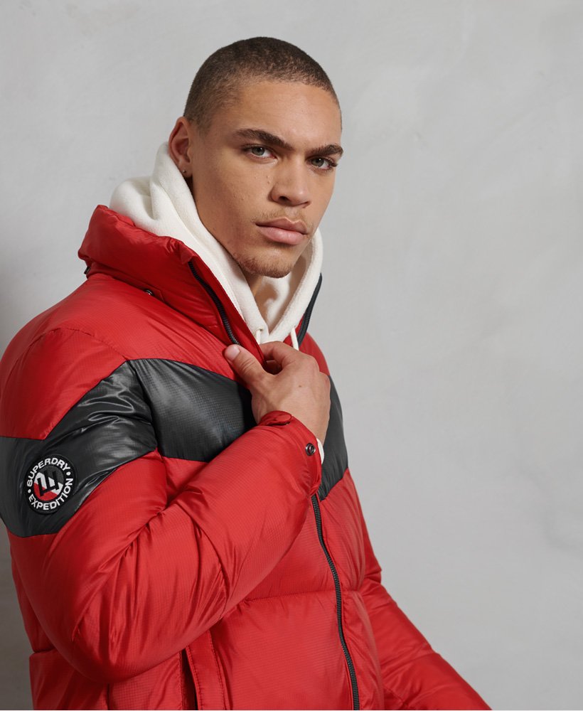 Stratus Padded Jacket in Burnt Cardinal 