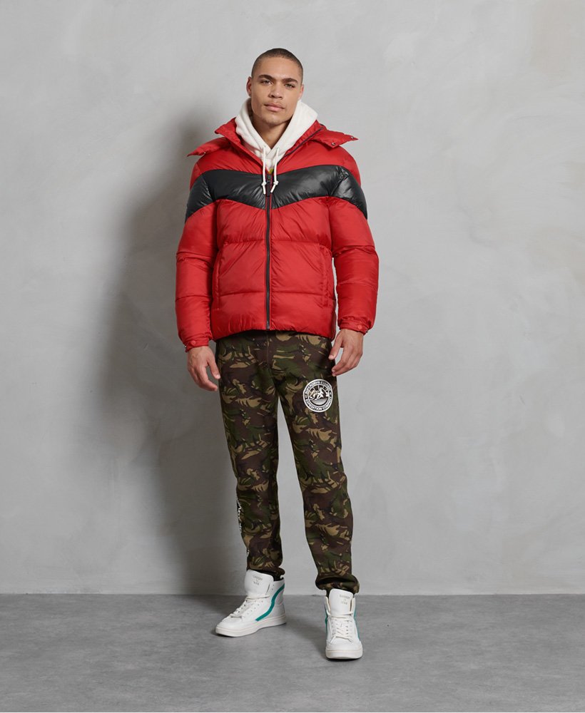 Stratus Padded Jacket in Burnt Cardinal 