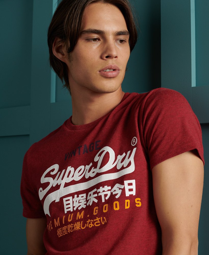 Superdry Mens Vintage Logo Tri-Colour T-Shirt 