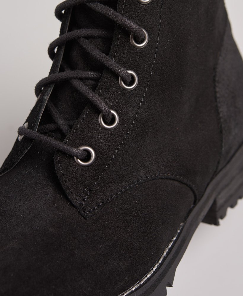 Womens - Commando Boots in Black | Superdry