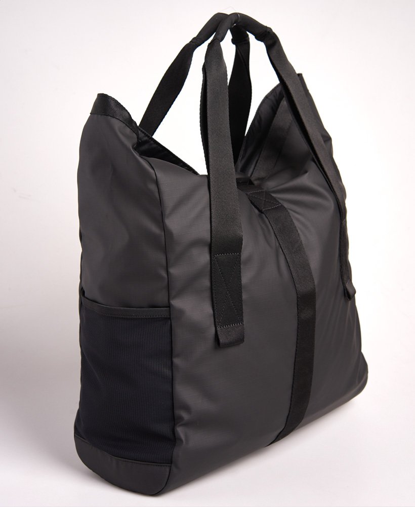 Mens - NYC Roll Top Tote Bag in Black | Superdry