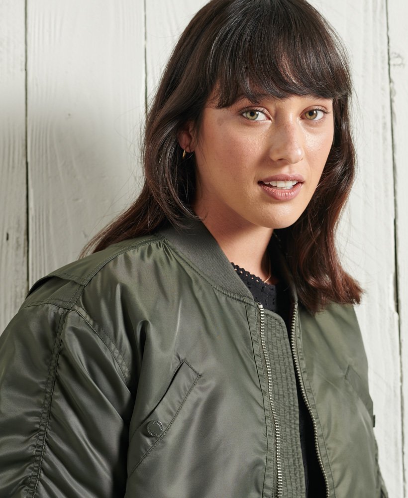 green flight bomber jacket