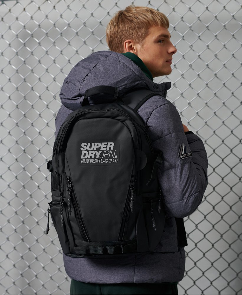 Superdry Tarp Backpack in Black 