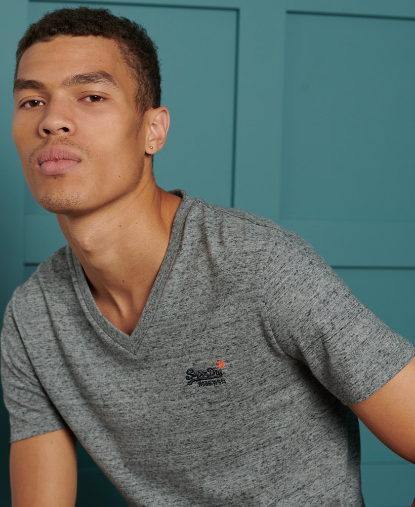 Superdry Organic Cotton Vintage Embroidery V-Neck T-Shirt