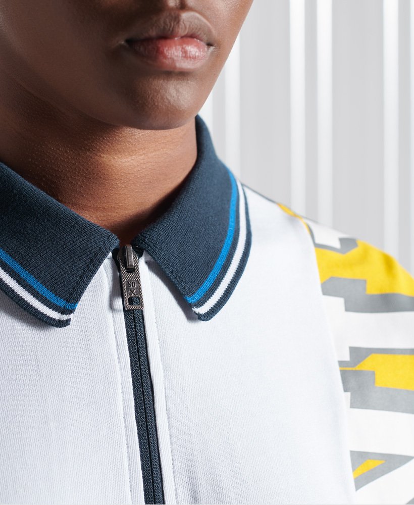 Men’s Limited Edition SDX Unisex NYC Zip Rugby Shirt in Multi Superdry