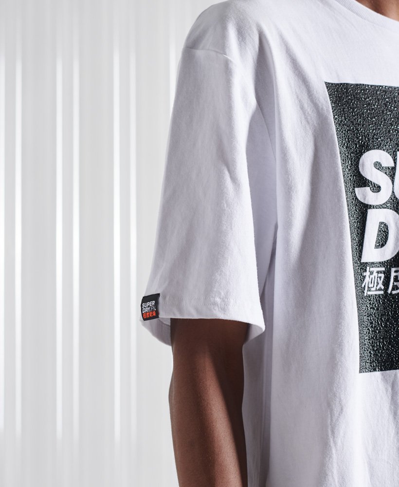 Mens - Streetwear 9 Oversized T-shirt in Optic | Superdry