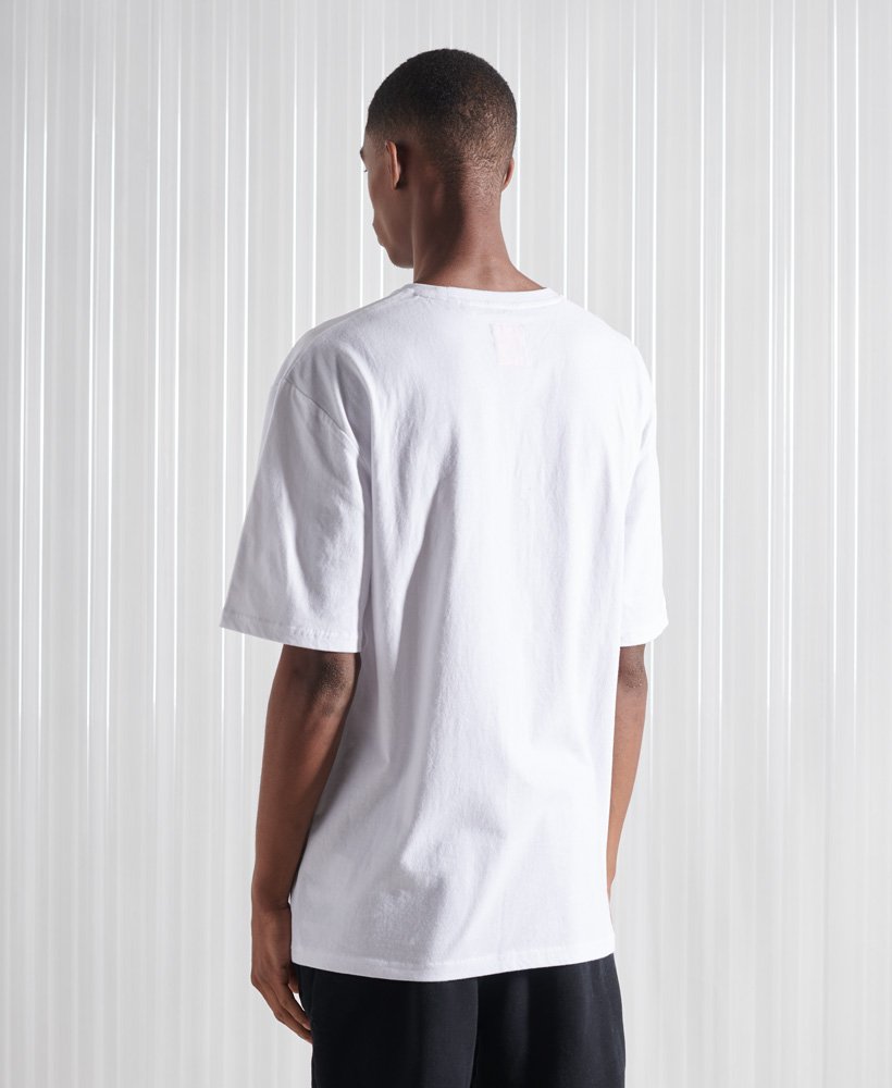 Mens - Streetwear 9 Oversized T-shirt in Optic | Superdry