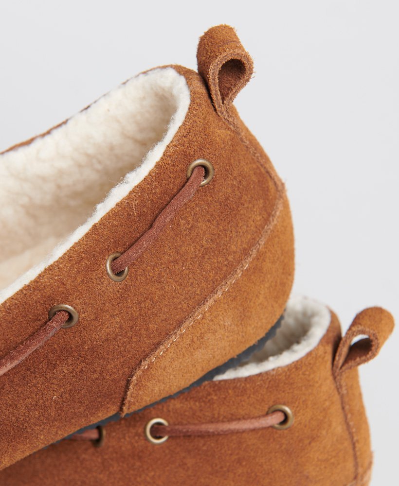 Shearling hot sale moccasin slippers