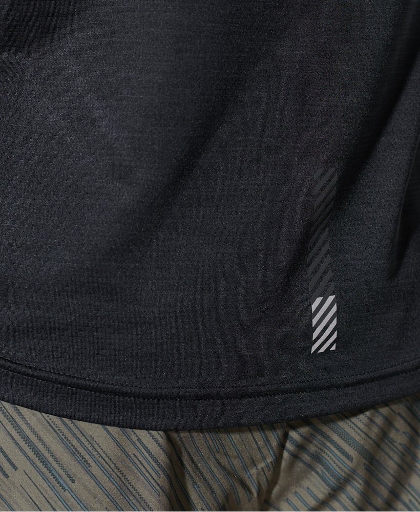 Mens - Run Airflow T-Shirt in Black | Superdry