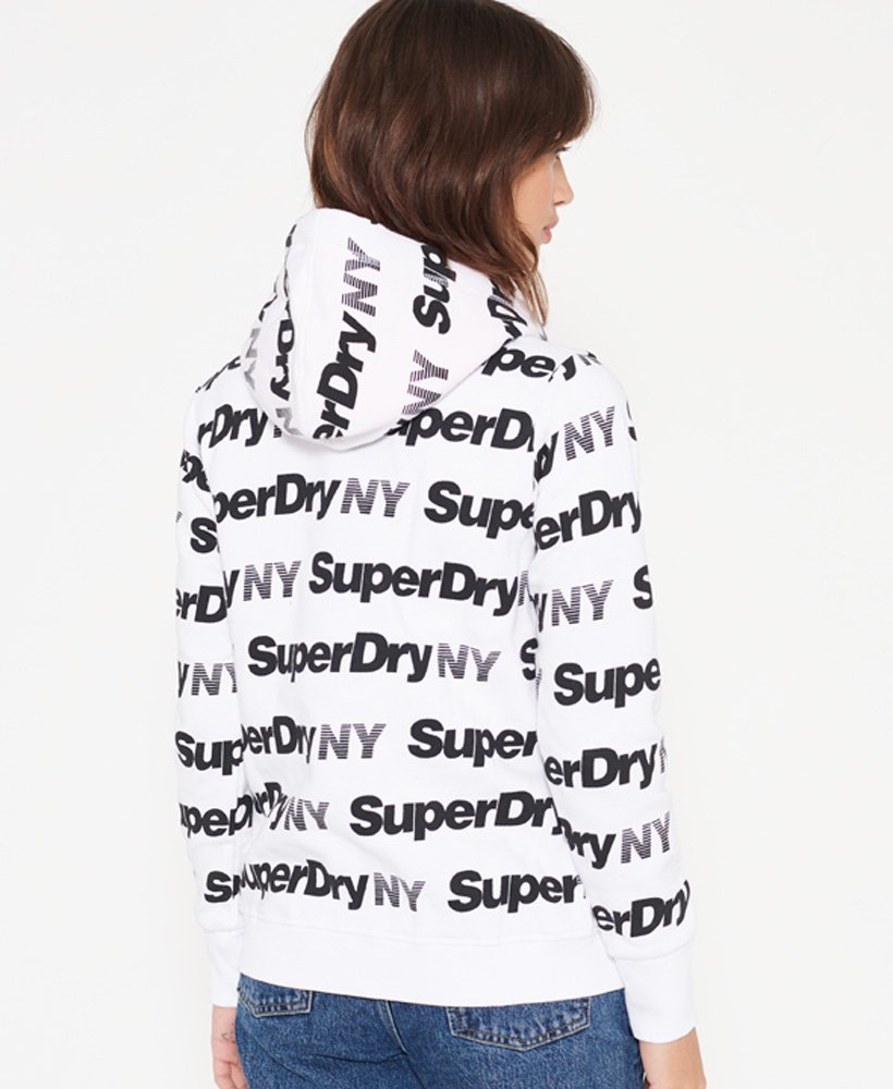 Superdry all best sale over print hoodie