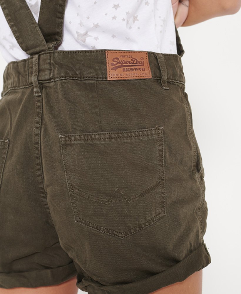 superdry dungarees shorts