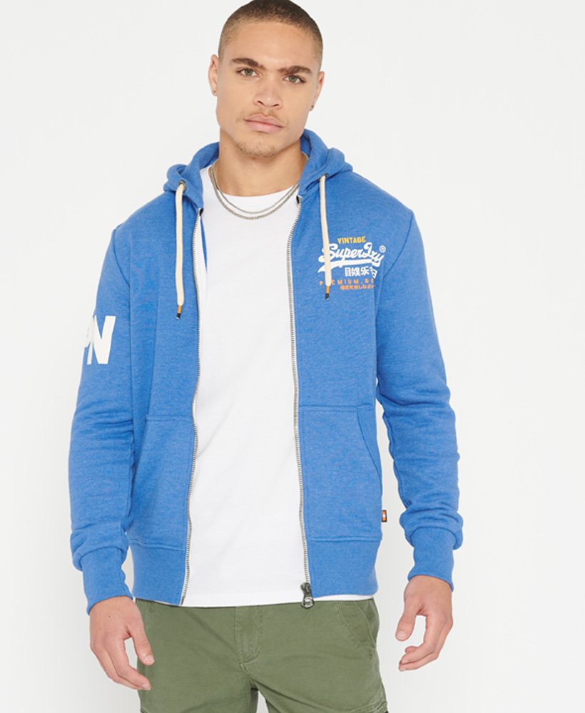 Kan weerstaan roltrap verteren Superdry Premium Goods Lightweight Zip Hoodie - Men's Mens Hoodies-and- sweatshirts