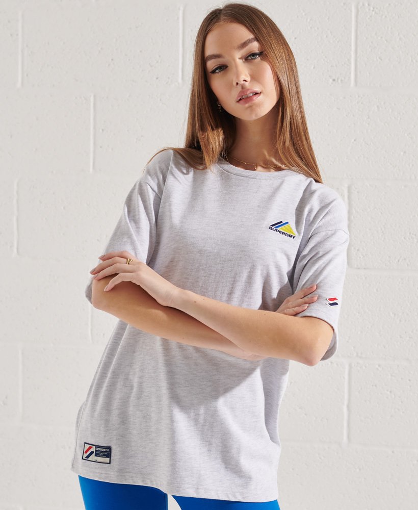 Diagnosticar Madurar patrocinado Superdry Camiseta bordada Mountain Sport - Mujer Camisetas para Mujer