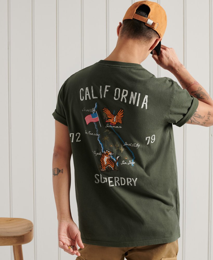 Ingenieurs Impressionisme Gezag Superdry Military Box Fit Graphic T-Shirt - Men's Mens T-shirts