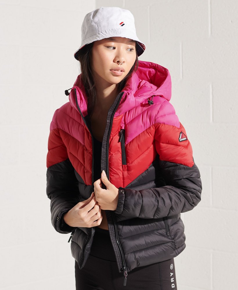 superdry colour block fuji jacket