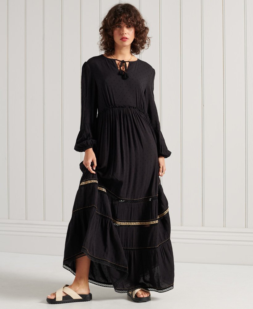 Womens - Ameera Maxi Dress in Black ...
