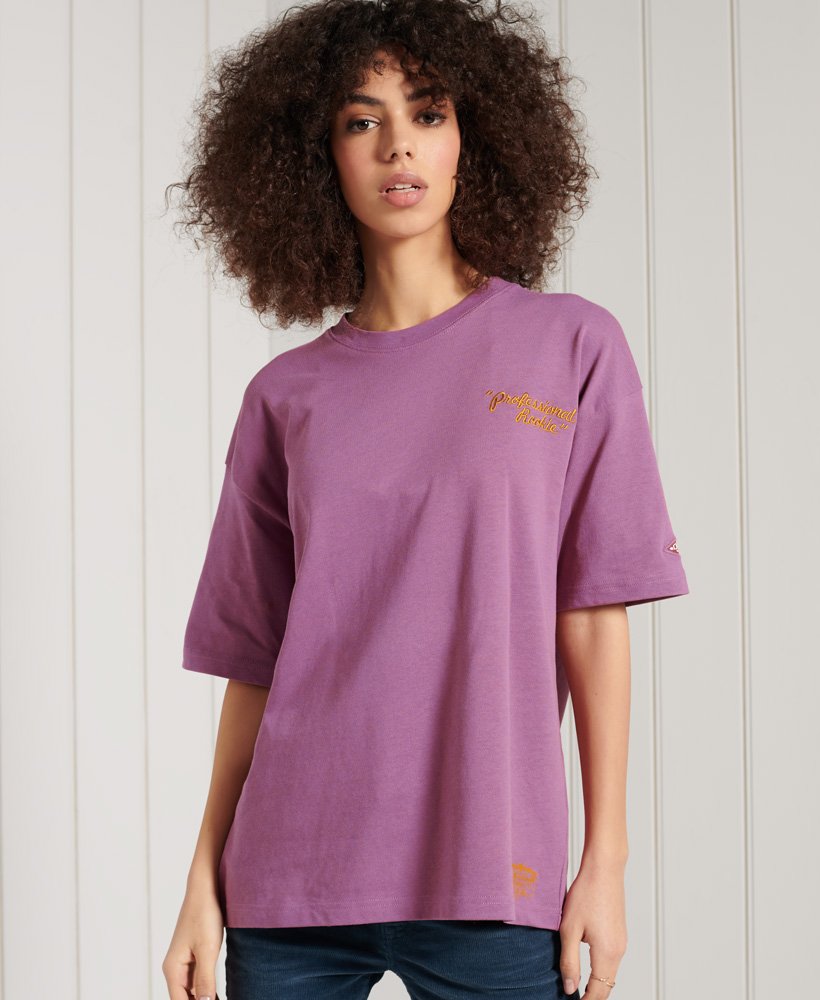 Superdry Scripted Crew Tee T-Shirt Femme