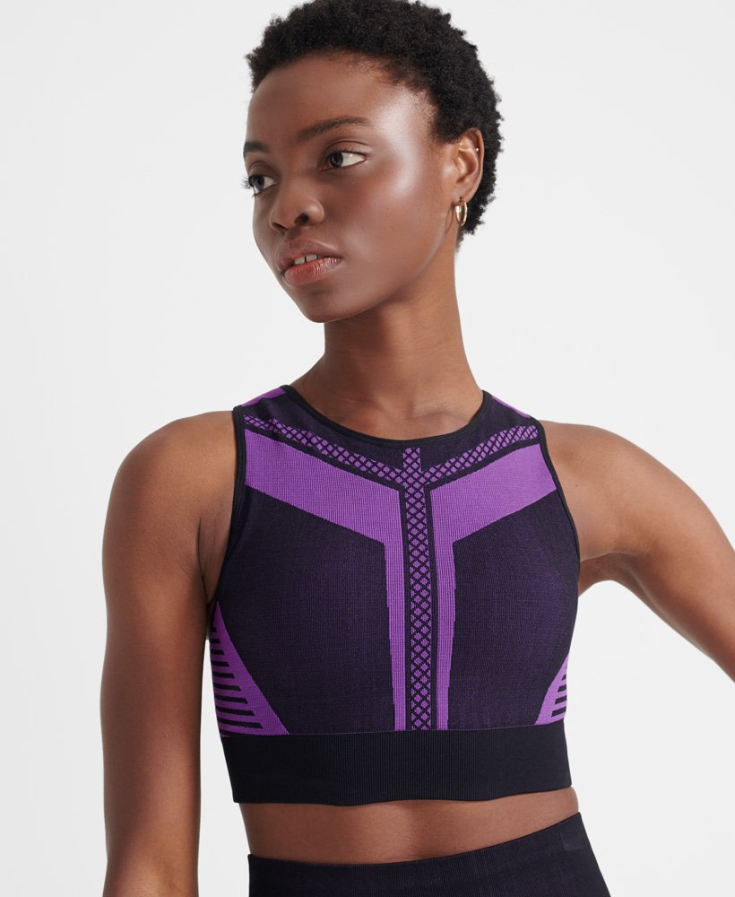 Women's Training Seamless Power Bra in Vivid Viola