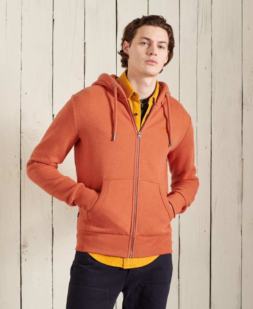 vaas Identificeren punch Superdry Orange Label Classic Zip Hoodie - Men's Mens Hoodies-and- sweatshirts