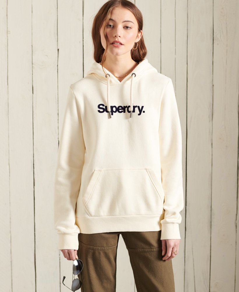 Superdry Sudadera afelpada con capucha y logo Core - Sudaderas con capuchas  para Mujer