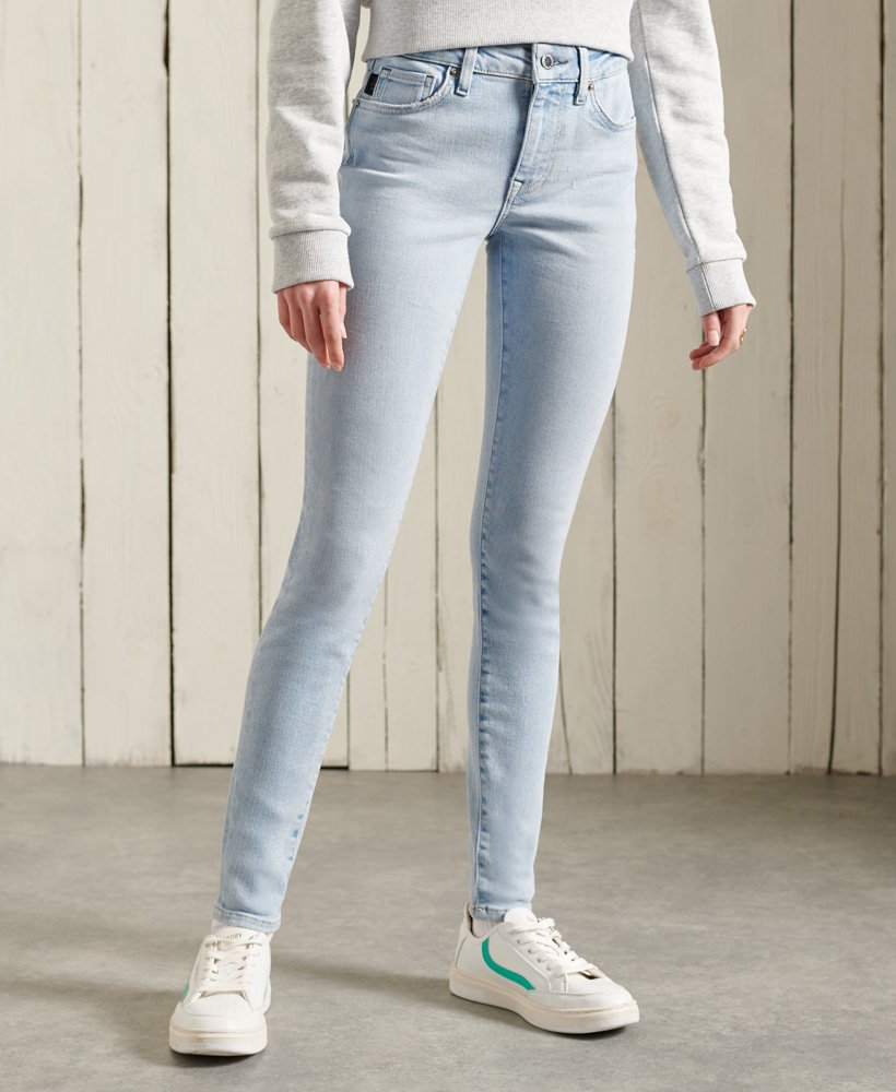Superdry Mid Rise Skinny Jeans Womens Denim Shop
