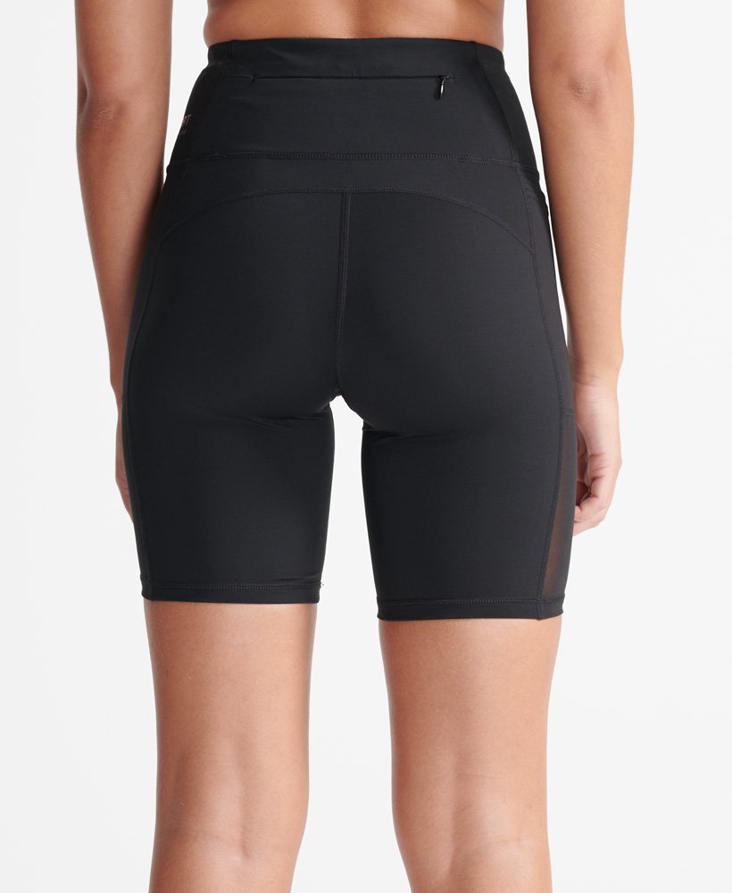 Womens Cooling Tight Shorts In Black Superdry