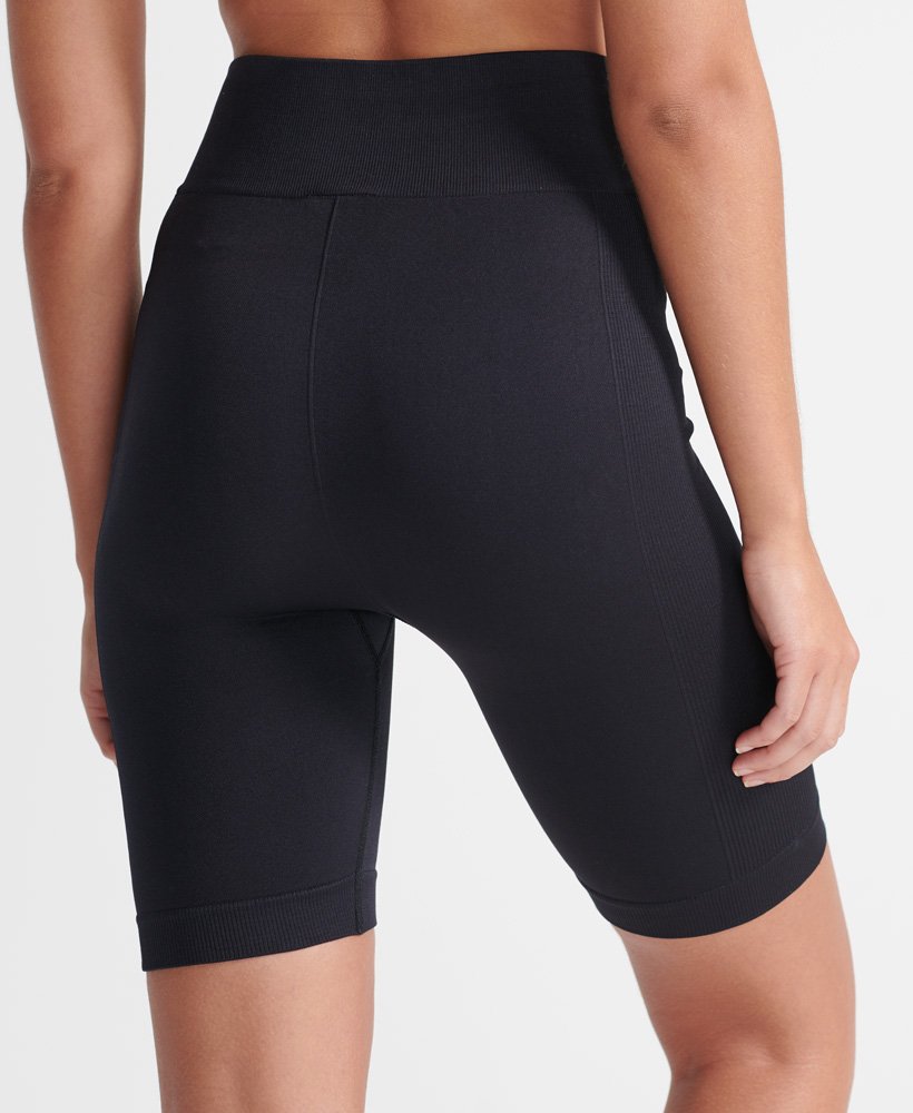 Women’s - Flex Seamless Tight Shorts in Black | Superdry UK