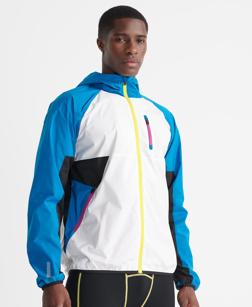 Mens - Training Energy Packable Jacket in Optic | Superdry